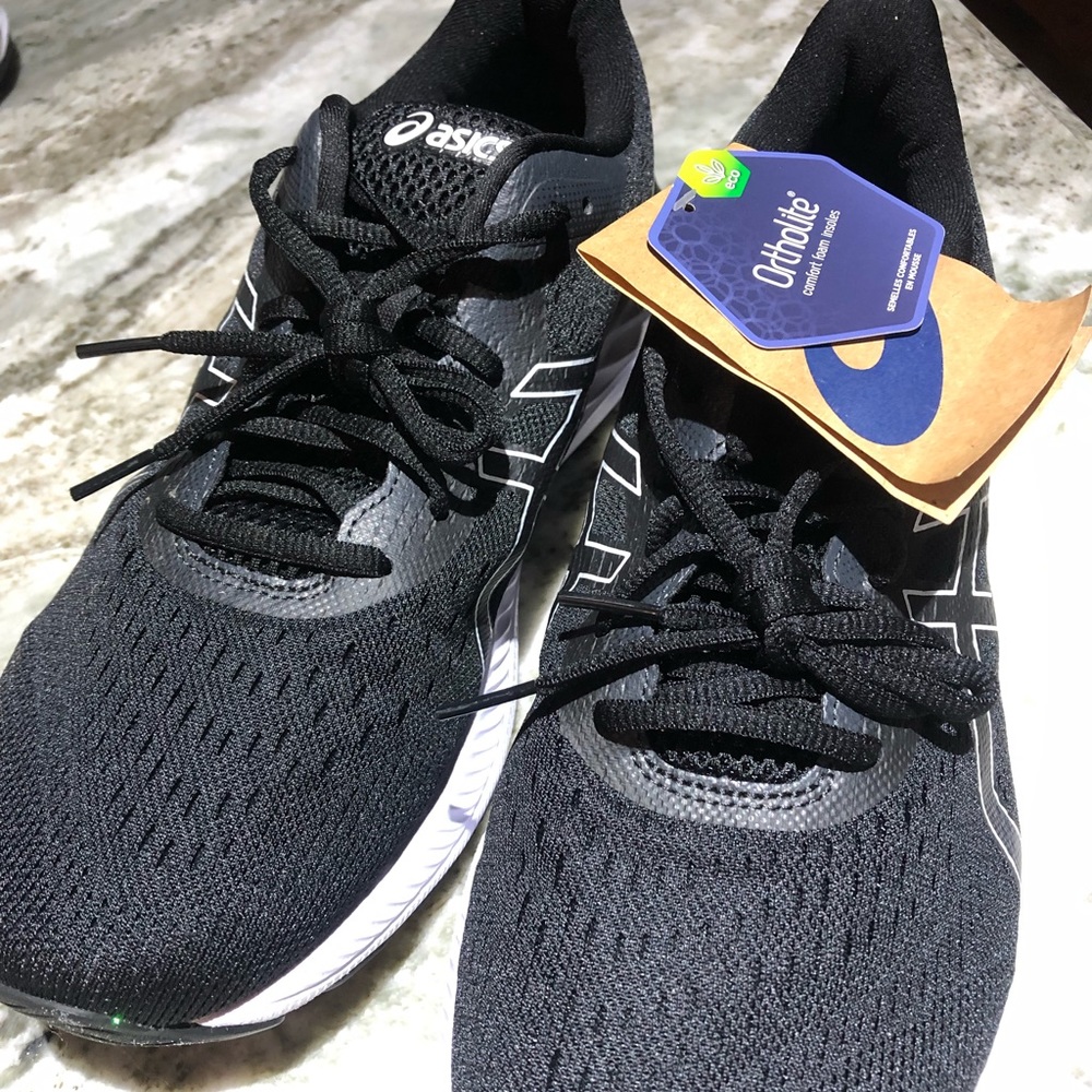 ASICS tennis shoes size 10 black